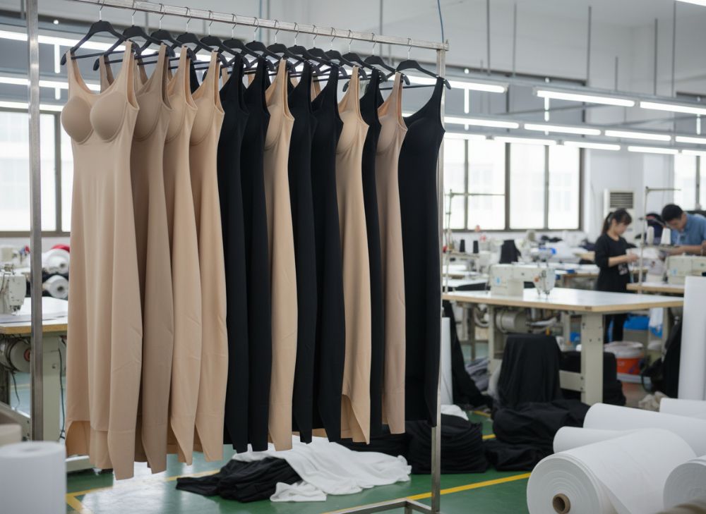 Rückfreies Shaping Slip-Kleid OEM Hersteller