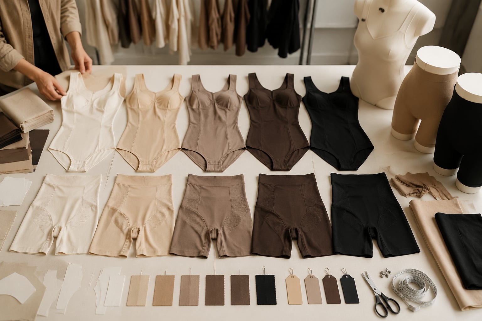 Shapewear-MOQ planen: Größen, Farben und Styles