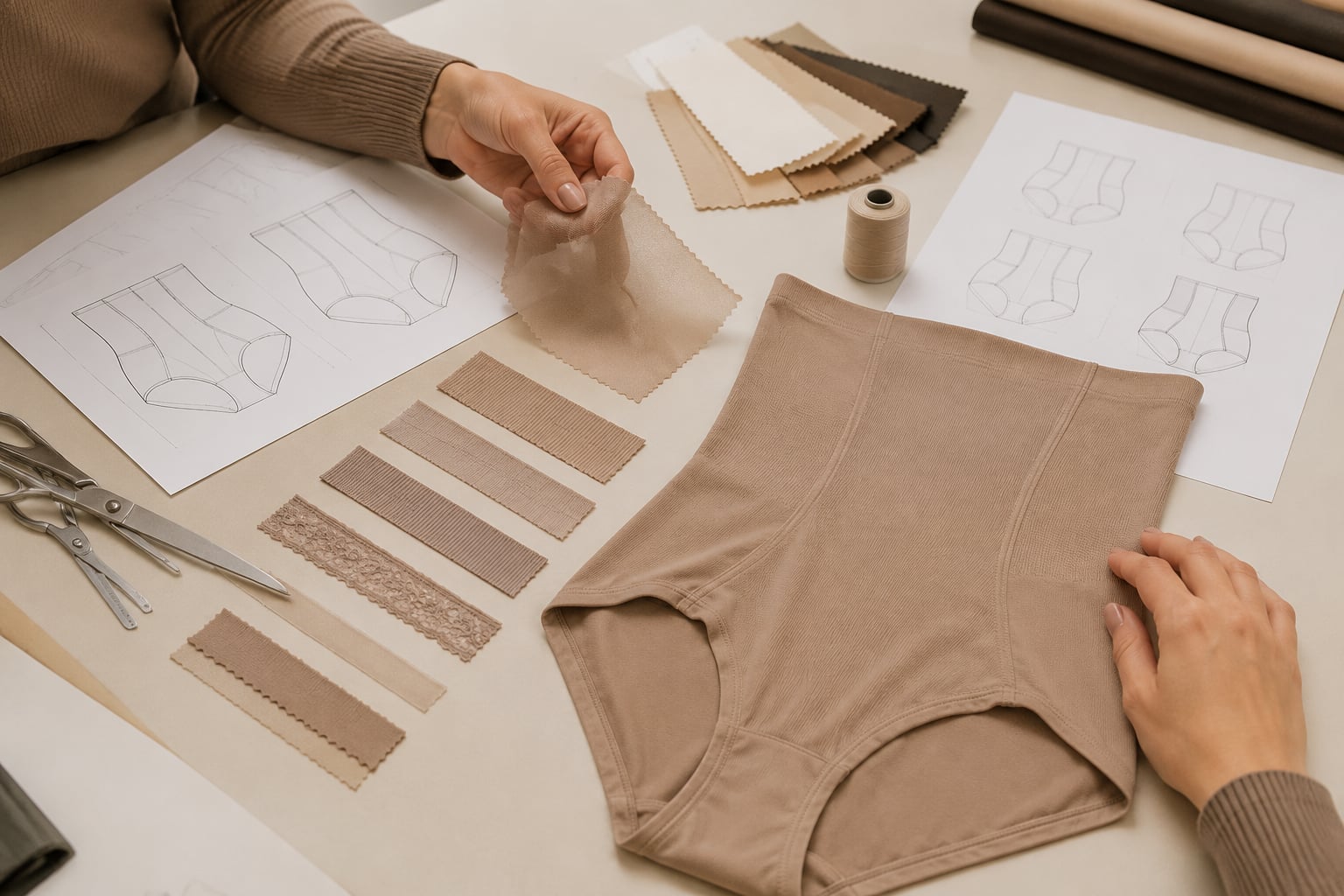Shapewear Tech Pack für die OEM-Produktion erstellen